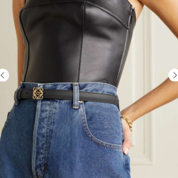 Loewe Accessories - LOEWE Anagram Leather belt